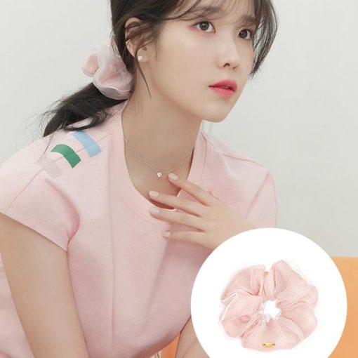 [아이유 PICK] LALA J 오간자 헤어 스크런치 (JALJHS2BF821FA000)