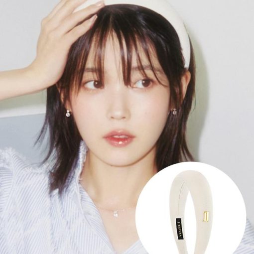 [아이유 PICK] LALA J 쉬폰 헤어밴드 (JALJHB3BS800FA000)