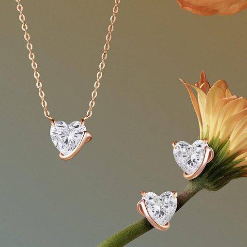 [아이유 PICK] ETER HEART 14K 목걸이+귀걸이 세트 (SET-J0-0622)