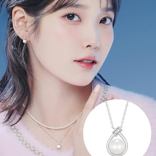 [아이유 PICK] BASIC PERLINA 진주 목걸이 (JJP1NI3BF211SW420)