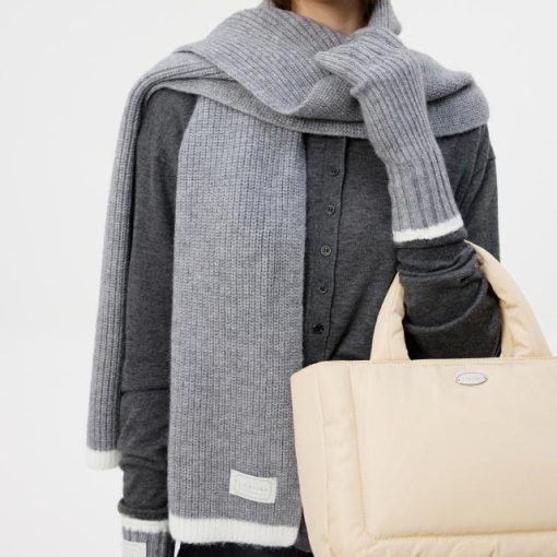 컬러트림 머플러 장갑 세트 GR (JEACEC5BF581GR260)