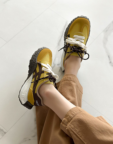 두꺼운 플랫폼 밑창 미끄럼 방지 EVA 밑창 사계절 편안한 캐주얼 신발 9A1JN8