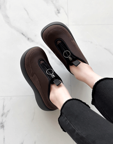 두꺼운 플랫폼 밑창 미끄럼 방지 EVA 밑창 사계절 편안한 캐주얼 신발 9A1JN8